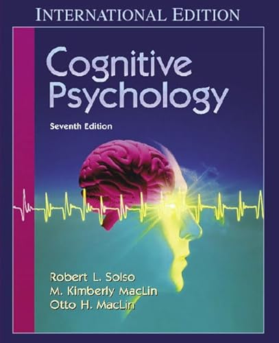 Beispielbild fr Cognitive Psychology: International Edition zum Verkauf von Reuseabook