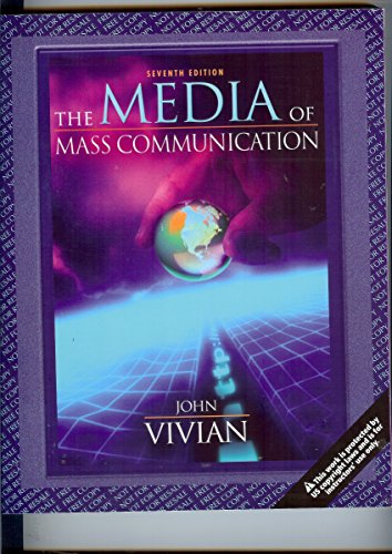 Stock image for The Media of Mass Communication Instructors Review Copy for sale by a2zbooks