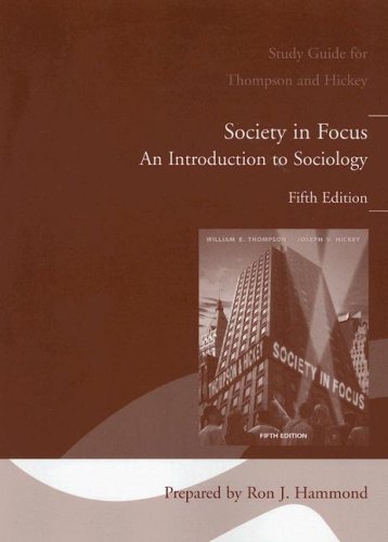 Stock image for Study Guide for Society in Focus: An Introduction to Sociology (with Study Card) for sale by Iridium_Books