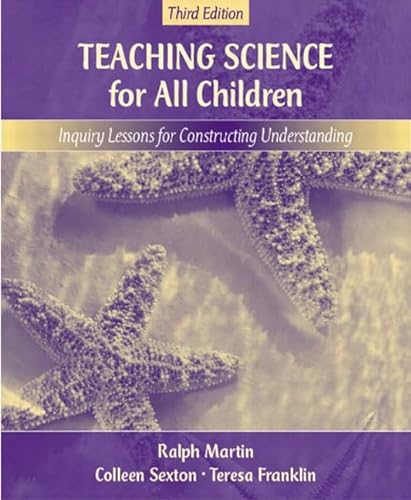 Imagen de archivo de Teaching Science for All Children : Inquiry Lessons for Constructing Understanding a la venta por Better World Books