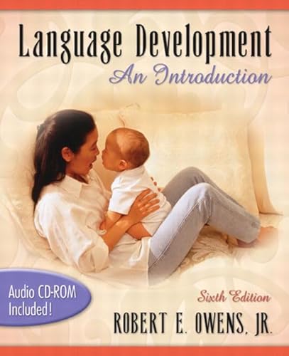 9780205433186: Language Development: An Introduction (with Audio CD): United States Edition