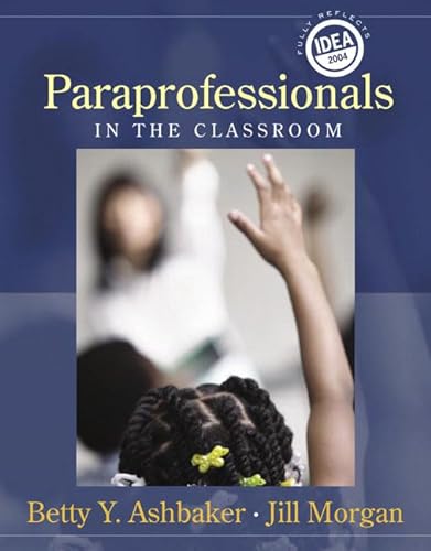 Stock image for Paraprofessionals in the Classroom for sale by St Vincent de Paul of Lane County