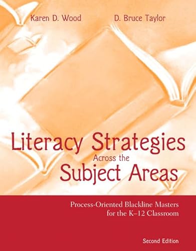 9780205437122: Literacy Strategies Across The Subject Areas: Process-Oriented Blackline Masters for the K-12 Classroom