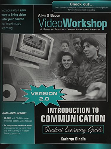 9780205439010: VideoWorkshop for Introduction to Communication, Version 2.0: Student Learning Guide with CD (2nd Edition)