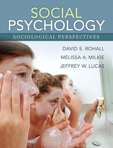 Imagen de archivo de Social Psychology: Sociological Perspectives a la venta por ThriftBooks-Dallas