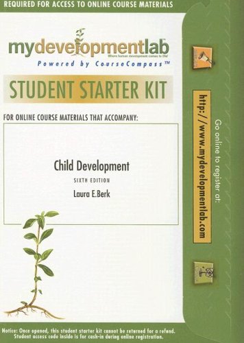 MyLab Human Development CourseCompass -- Standalone Access Card (9780205441297) by Berk, Laura E.