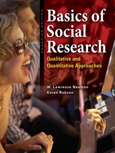 Imagen de archivo de Basics of Social Research: Qualitative and Quantitative Approaches, First Canadian Edition a la venta por ThriftBooks-Atlanta