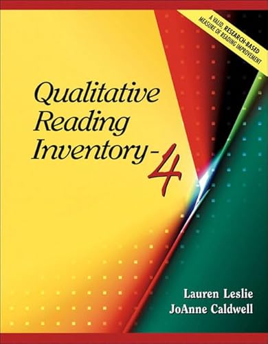 Beispielbild fr Qualitative Reading Inventory-4 (4th Edition) zum Verkauf von SecondSale