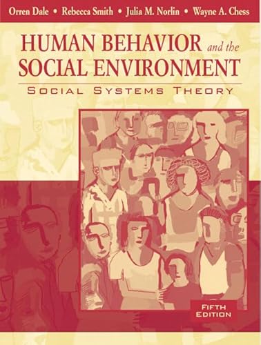 Beispielbild fr Human Behavior and the Social Environment : Social Systems Theory zum Verkauf von Better World Books