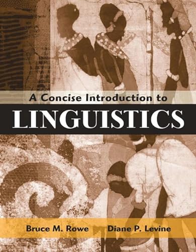 Stock image for A Concise Introduction to Linguistics for sale by Irish Booksellers