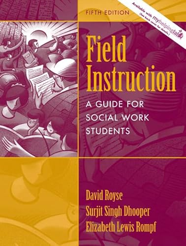 Stock image for Field Instruction: A Guide for Social Work Students (5th Edition) for sale by Open Books