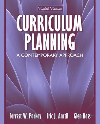 Beispielbild fr Curriculum Planning : A Contemporary Approach zum Verkauf von Better World Books