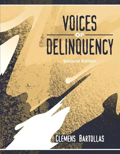 Stock image for Voices of Delinquency for sale by Upward Bound Books