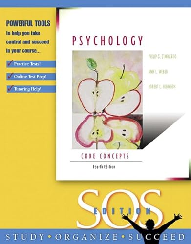 Beispielbild fr Psychology: Core Concepts zum Verkauf von Iridium_Books