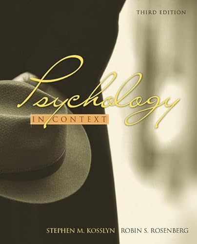 Imagen de archivo de Psychology in Context (MyPsychLab Series) a la venta por BookHolders