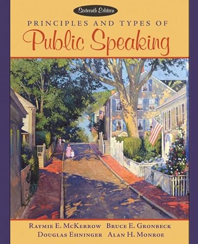 Beispielbild fr Principles and Types of Public Speaking zum Verkauf von ThriftBooks-Atlanta