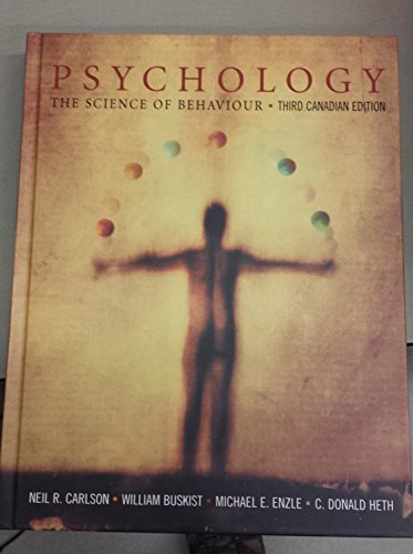 9780205457694: PSYCHOLOGY (W/HANDSONPSYCH CD) (CANADIAN ED)