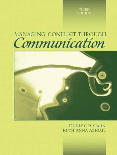 9780205458806: Managing Conflict through Communication