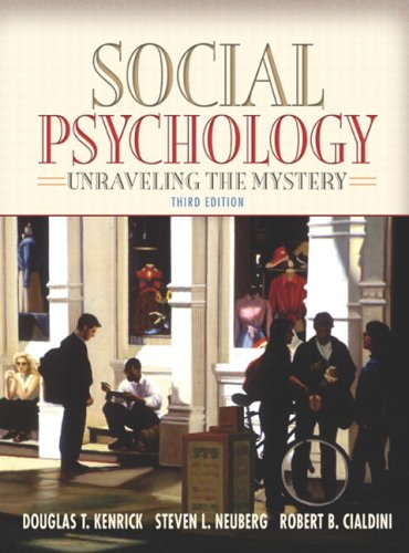 Beispielbild fr Social Psychology- Unraveling the Mystery, 3rd zum Verkauf von a2zbooks