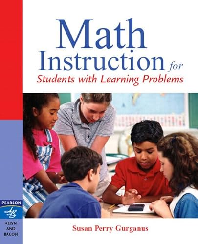 Beispielbild fr Math Instruction for Students with Learning Problems zum Verkauf von Better World Books