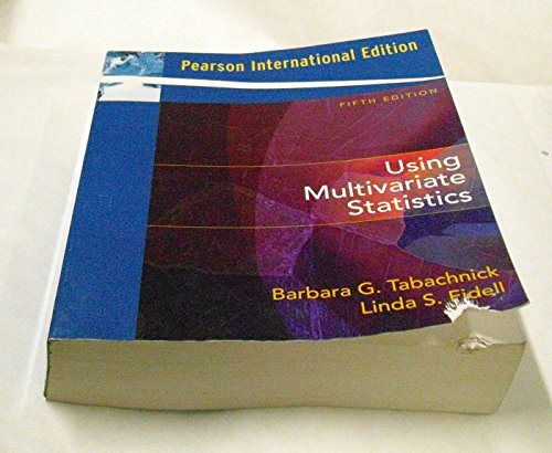 Stock image for Using Multivariate Statistics: International Edition for sale by AwesomeBooks