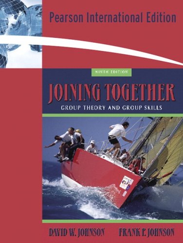 Beispielbild fr Joining Together : Group Theory and Group Skills zum Verkauf von Better World Books Ltd