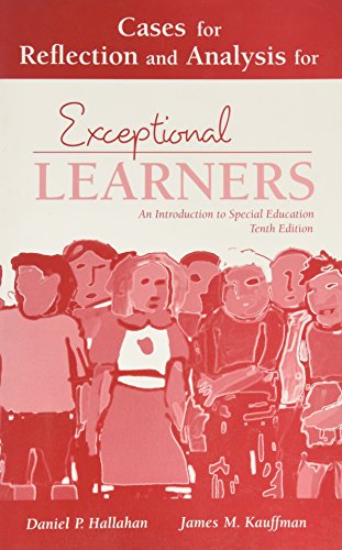 Imagen de archivo de Cases for Reflection and Analysis for Exceptional Learners: Introduction to Special Education: Component Item Only a la venta por Irish Booksellers