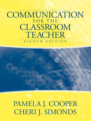 Imagen de archivo de Communication for the Classroom Teacher a la venta por Better World Books
