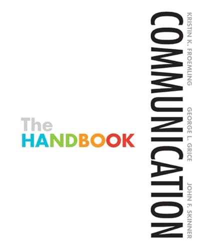 Imagen de archivo de Communication : The Handbook a la venta por Better World Books