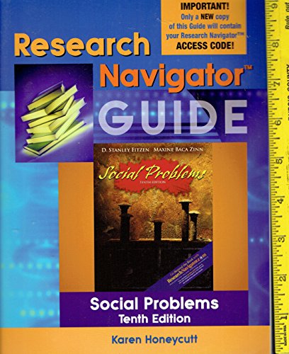 Imagen de archivo de Research Navigator Guide for Social Problems a la venta por Goodwill Books