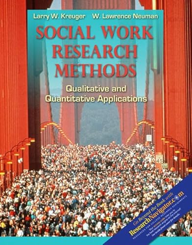 Beispielbild fr Social Work Research Methods: Qualitative and Quantitative Approaches With Research Navigator zum Verkauf von Your Online Bookstore
