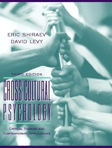 Imagen de archivo de Cross-Cultural Psychology : Critical Thinking and Contemporary Applications a la venta por Better World Books