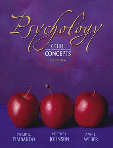 Stock image for Psychology : Core Concepts for sale by BookHolders