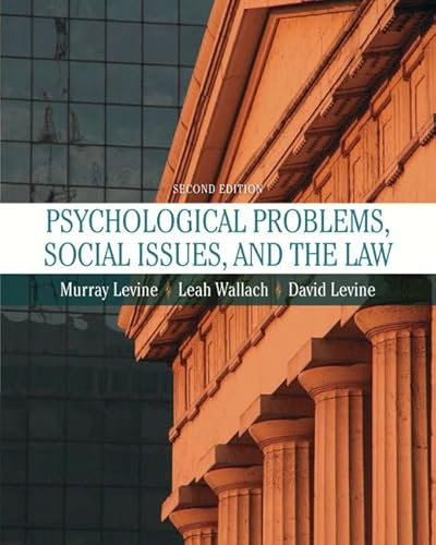 Beispielbild fr Psychological Problems, Social Issues, And the Law zum Verkauf von ThriftBooks-Dallas