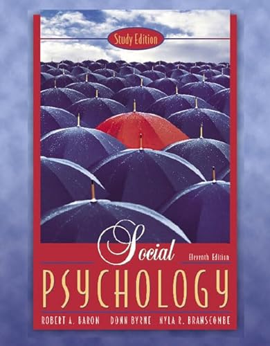 9780205475018: Social Psychology, Study Edition