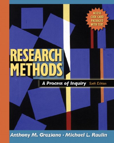 9780205484751: Research Methods: A Process of Inquiry: United States Edition