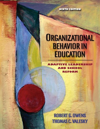9780205486366: Organizational Behavior in Education: Adaptive Leadership and School Reform