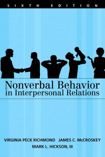 9780205486694: Nonverbal Behavior in Interpersonal Relations