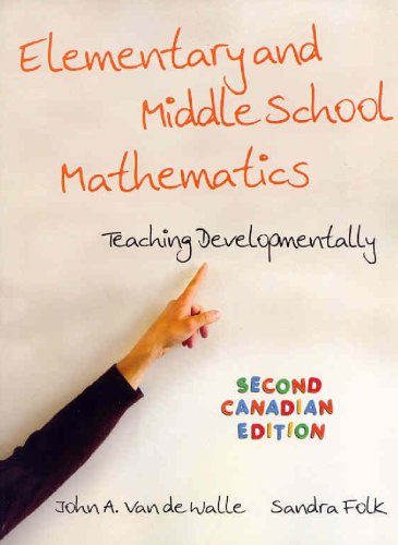 Stock image for Elementary and Middle School Mathematics, Second Canadian Edition (2nd Edition) for sale by Books Unplugged
