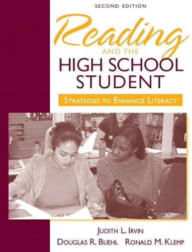 Imagen de archivo de Reading and the High School Student : Strategies to Enhance Literacy a la venta por Better World Books