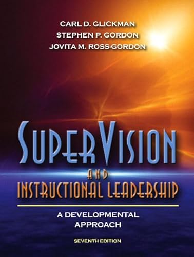 Imagen de archivo de SuperVision and Instructional Leadership: A Developmental Approach (7th Edition) a la venta por HPB-Red