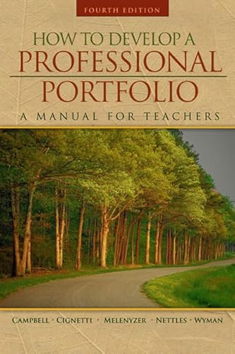 Stock image for How to Develop a Professional Portfolio: A Manual for Teachers (4th Edition) for sale by Your Online Bookstore
