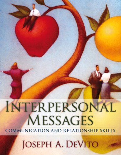 Imagen de archivo de Interpersonal Messages : Communication and Relationship Skills a la venta por Better World Books