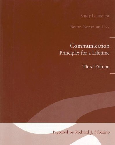 Imagen de archivo de Communication: Principles for a Lifetime a la venta por HPB-Red
