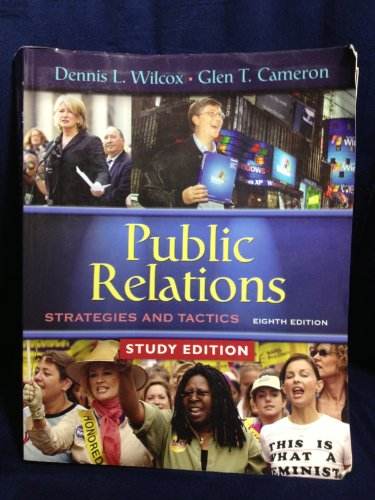 9780205491681: Public Relations: Strategies and Tactics, Study Edition
