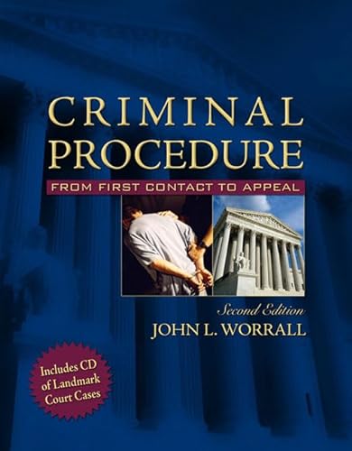 9780205493104: Criminal Procedure:From First Contact to Appeal (with Supreme Court Case Excerpts CD-ROM)