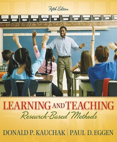 Imagen de archivo de Learning And Teaching: Research-based Methods a la venta por Wonder Book