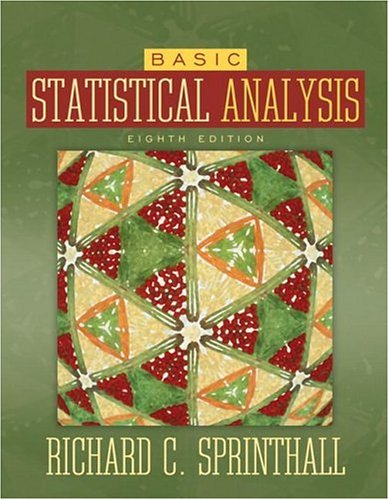 Stock image for Basic Statistical Analysis for sale by Goodwill of Colorado