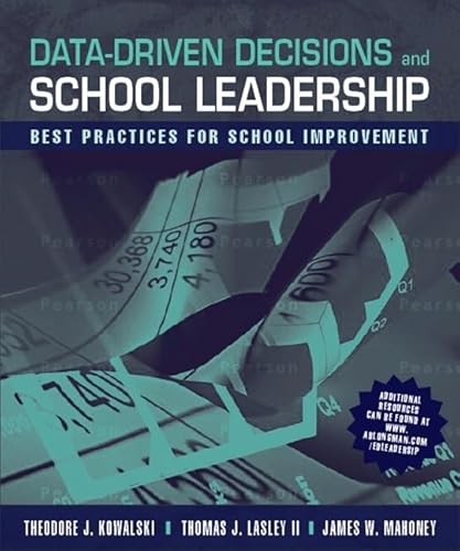 Beispielbild fr Data-Driven Decisions and School Leadership : Best Practices for School Improvement zum Verkauf von Better World Books