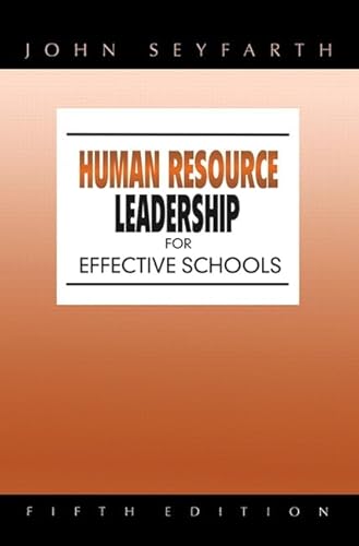 Imagen de archivo de Human Resource Management for Effective Schools a la venta por Revaluation Books